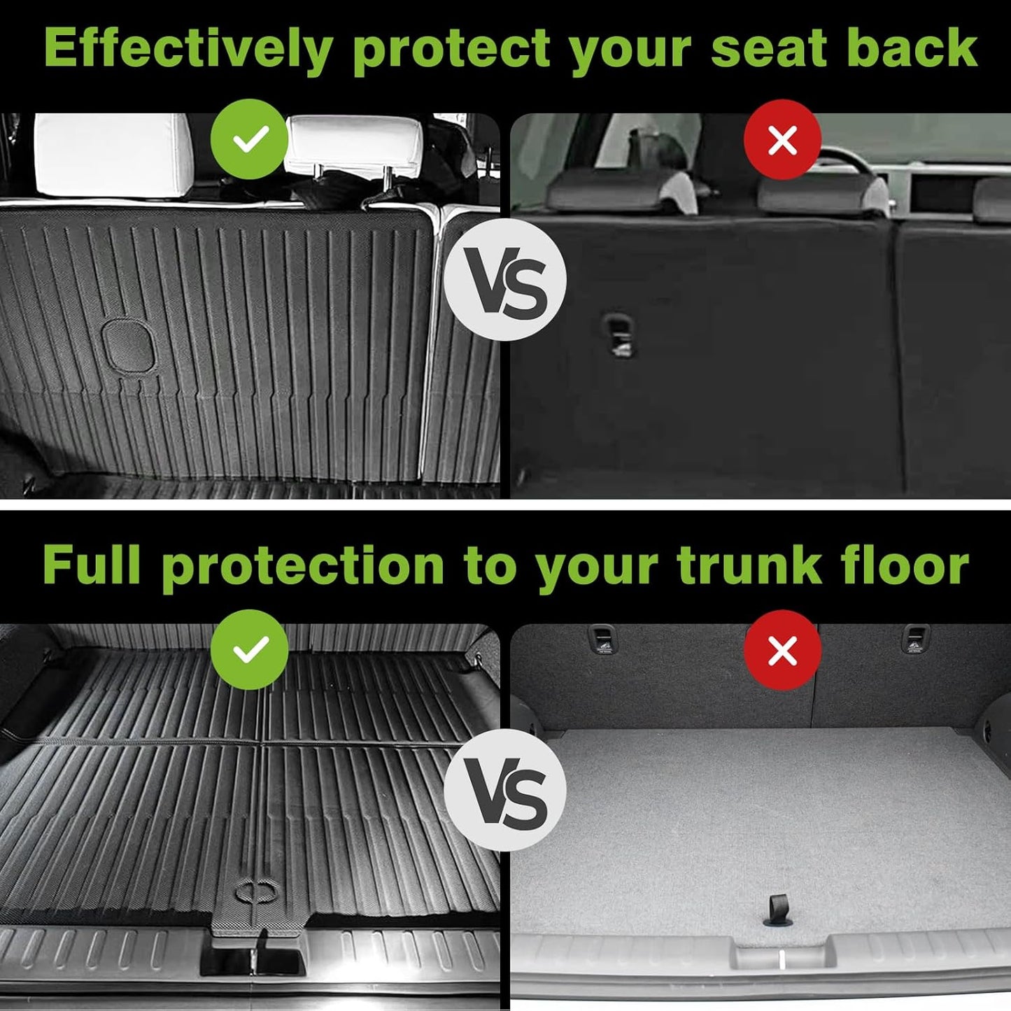 BestEvMod for Ioniq5 Trunk Mat+Seats Back Cover