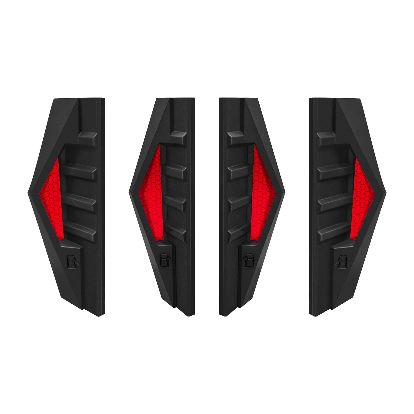 4PCS Silicone Door Handles Anti-Fingerprint for Cybertruck 2025 2024