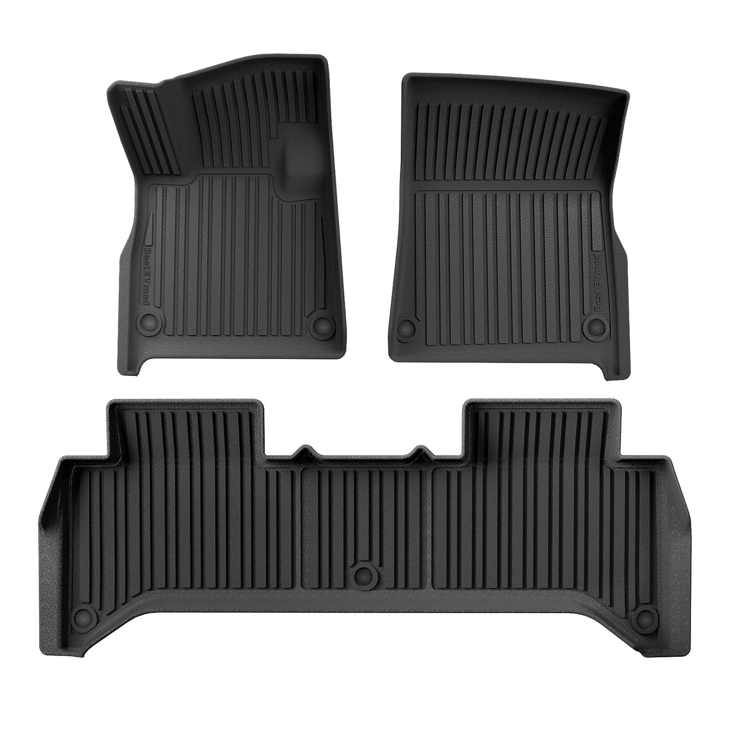 Gen2 Floor Mats Compatible with Gen 2 Rivian R1T 2025 from BestEvMod
