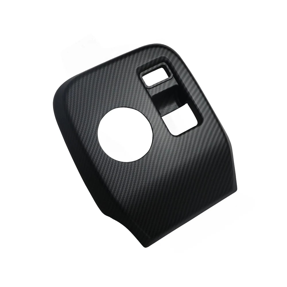 Bundle of Mach-E Central Control Trim Cover + Gear Shifter Panel Cover + Window Button Cover + Steering Wheel Cover