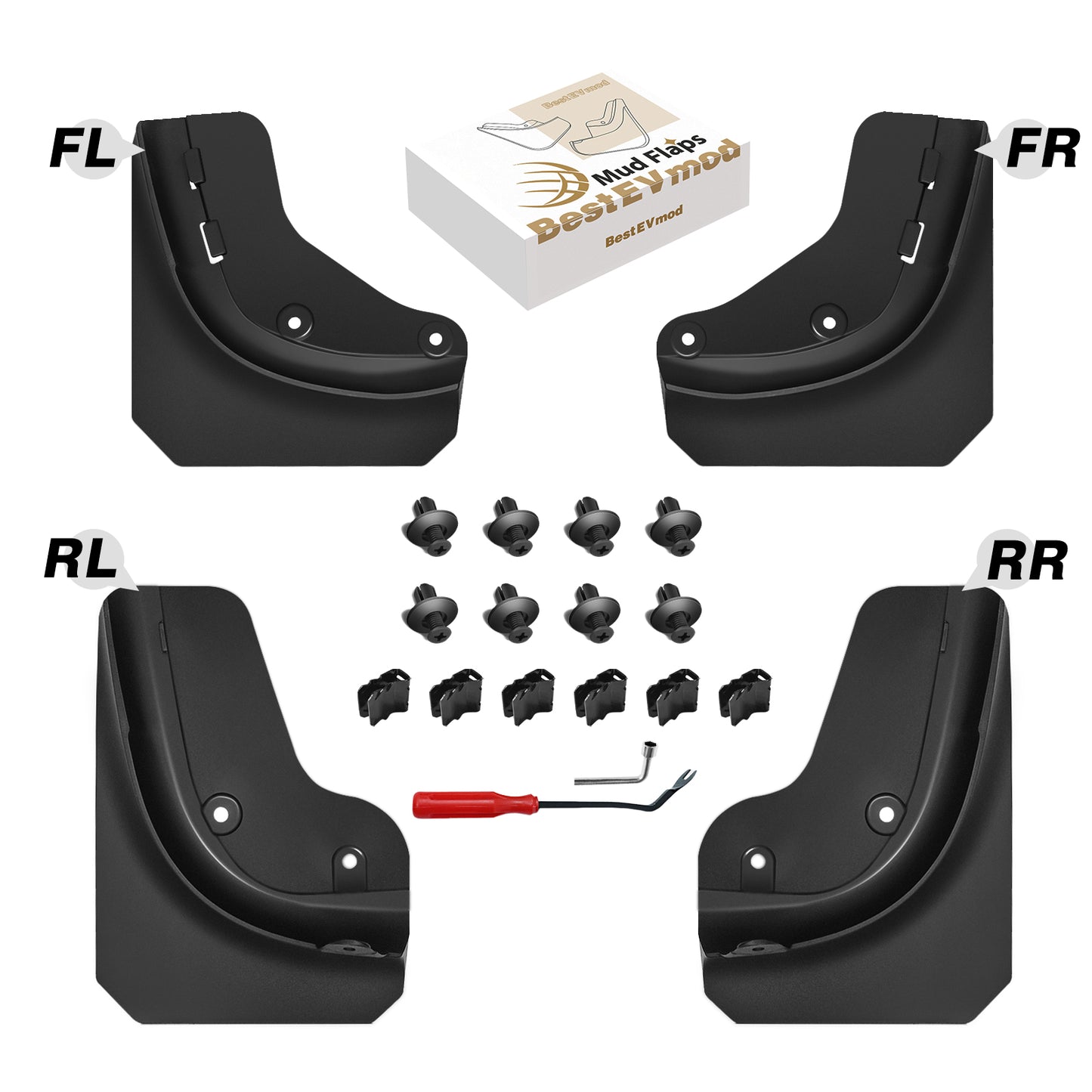 Upgrade TPE Mud Flaps for 2026 Tesla Model Y Juniper