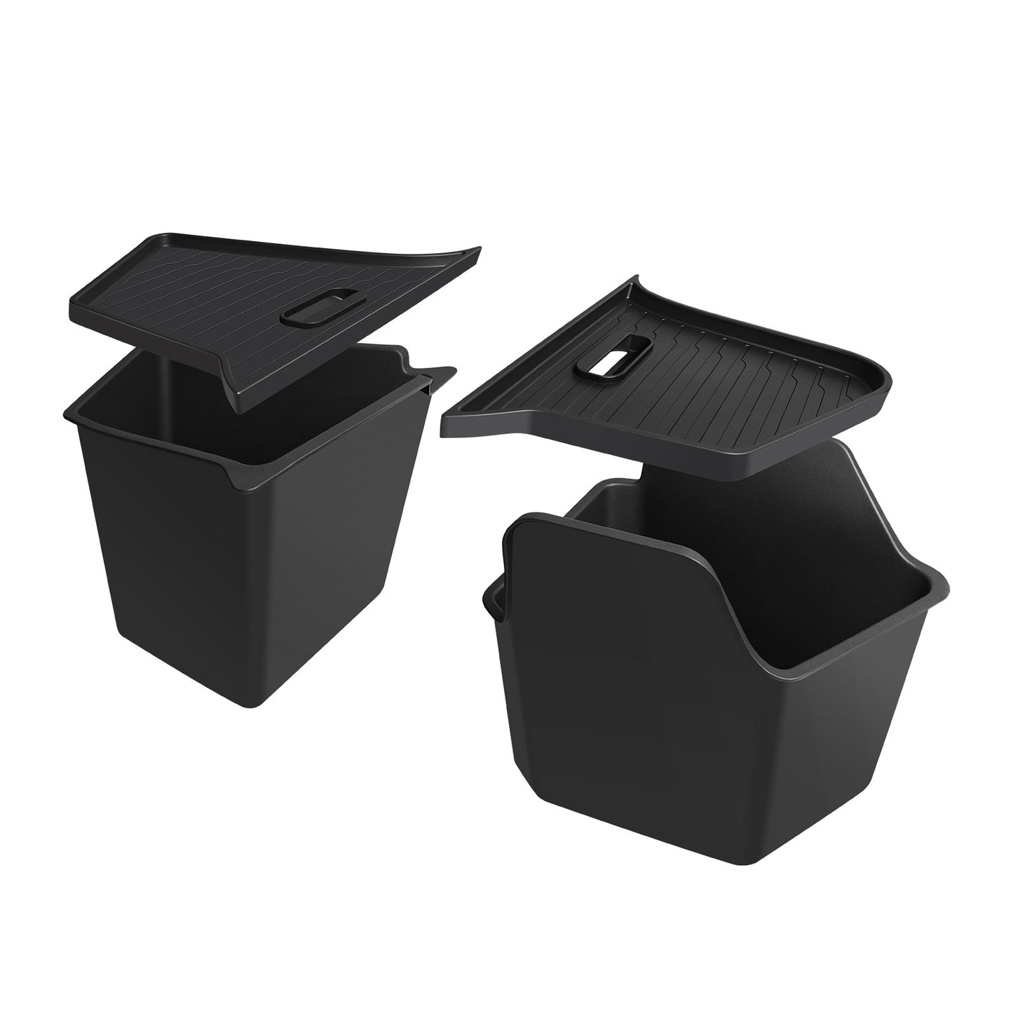 BestEvMod for 2026+ Tesla New Model Y Juniper 2PCS Rear Trunk Storage Bins with Lids
