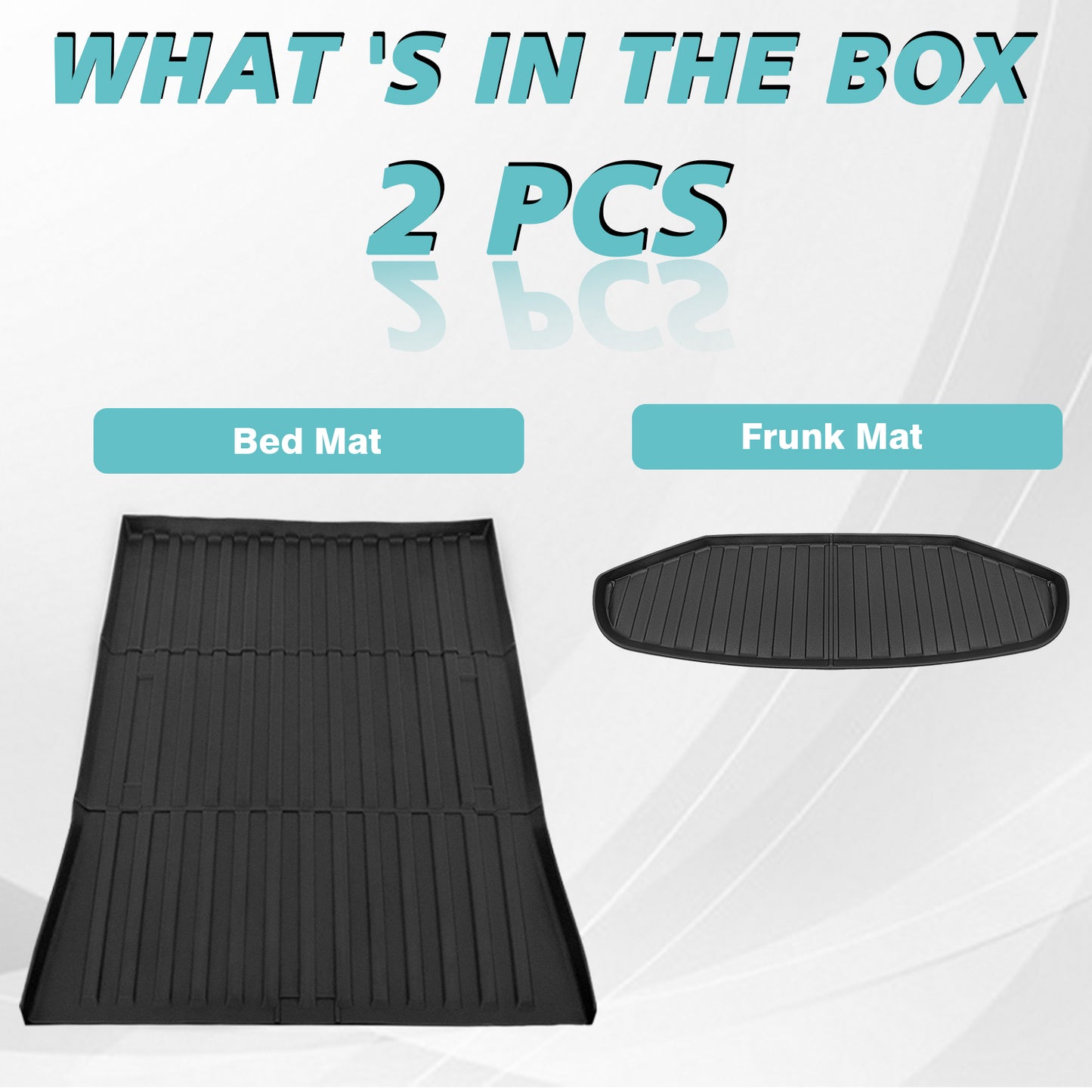 Bundle of Frunk Mat and Truck Bed Mat for Cybertruck