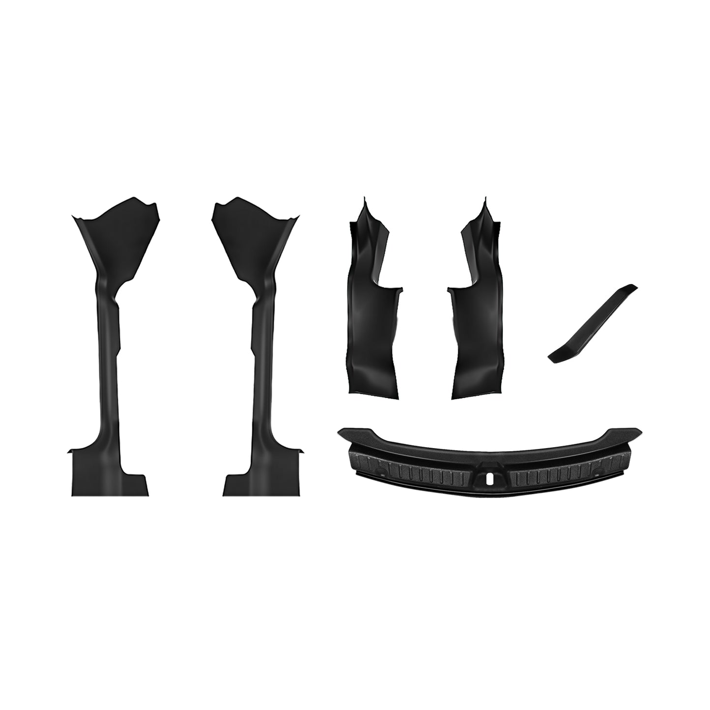 5PCS Door Sill Protector (Front & Rear, Rear Bumper & Trunk Sill Cover) for 2026 Model Y Juniper from BestEvMod