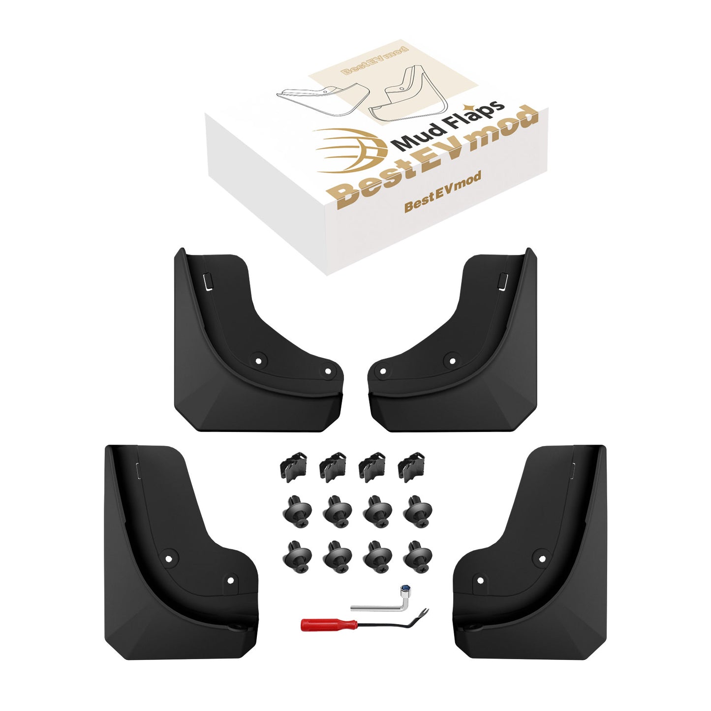 Upgrade Mud Flaps Splash Guards for 2026 New Tesla Model Y Juniper