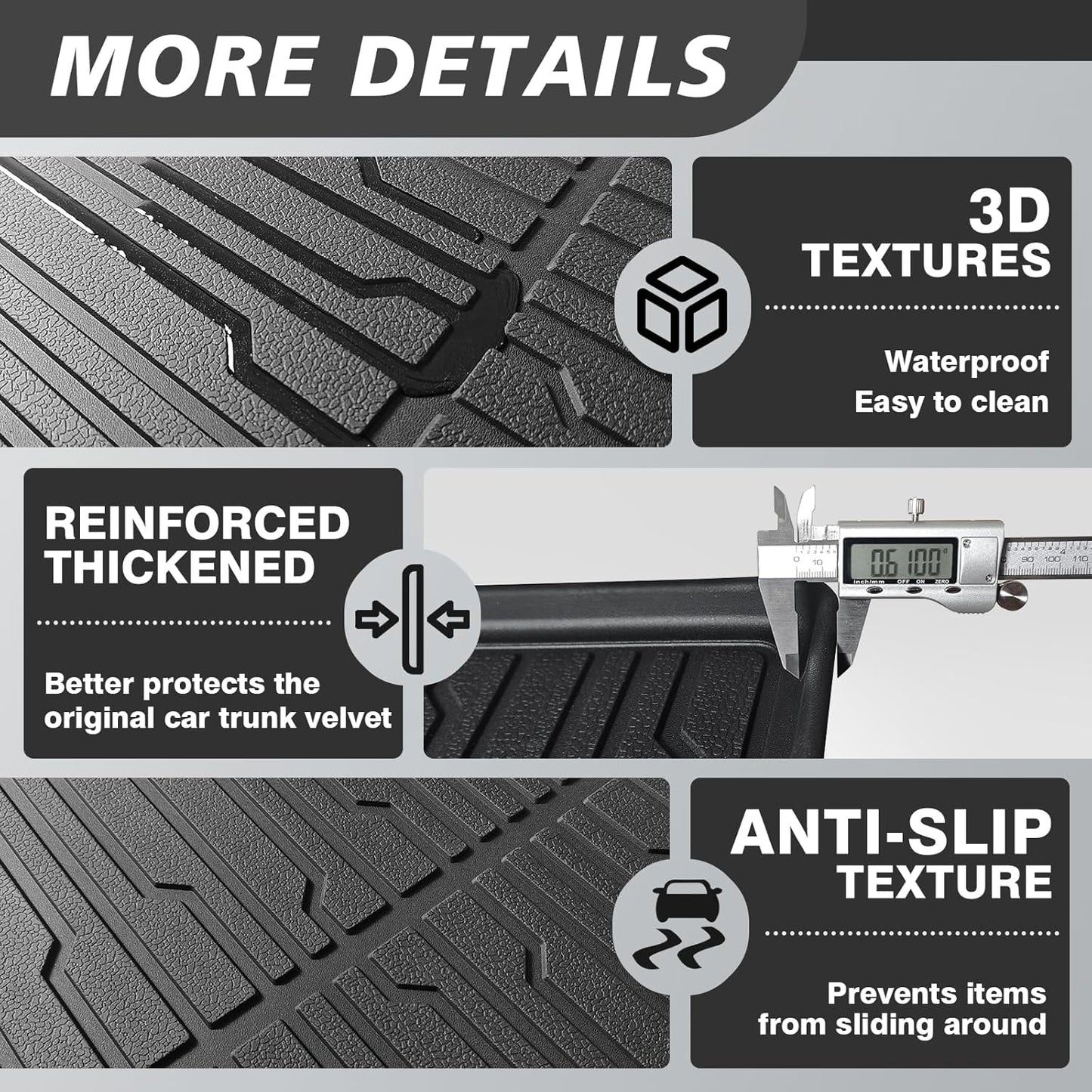 Upgraded Trunk Mat for Mach-E 2024+
