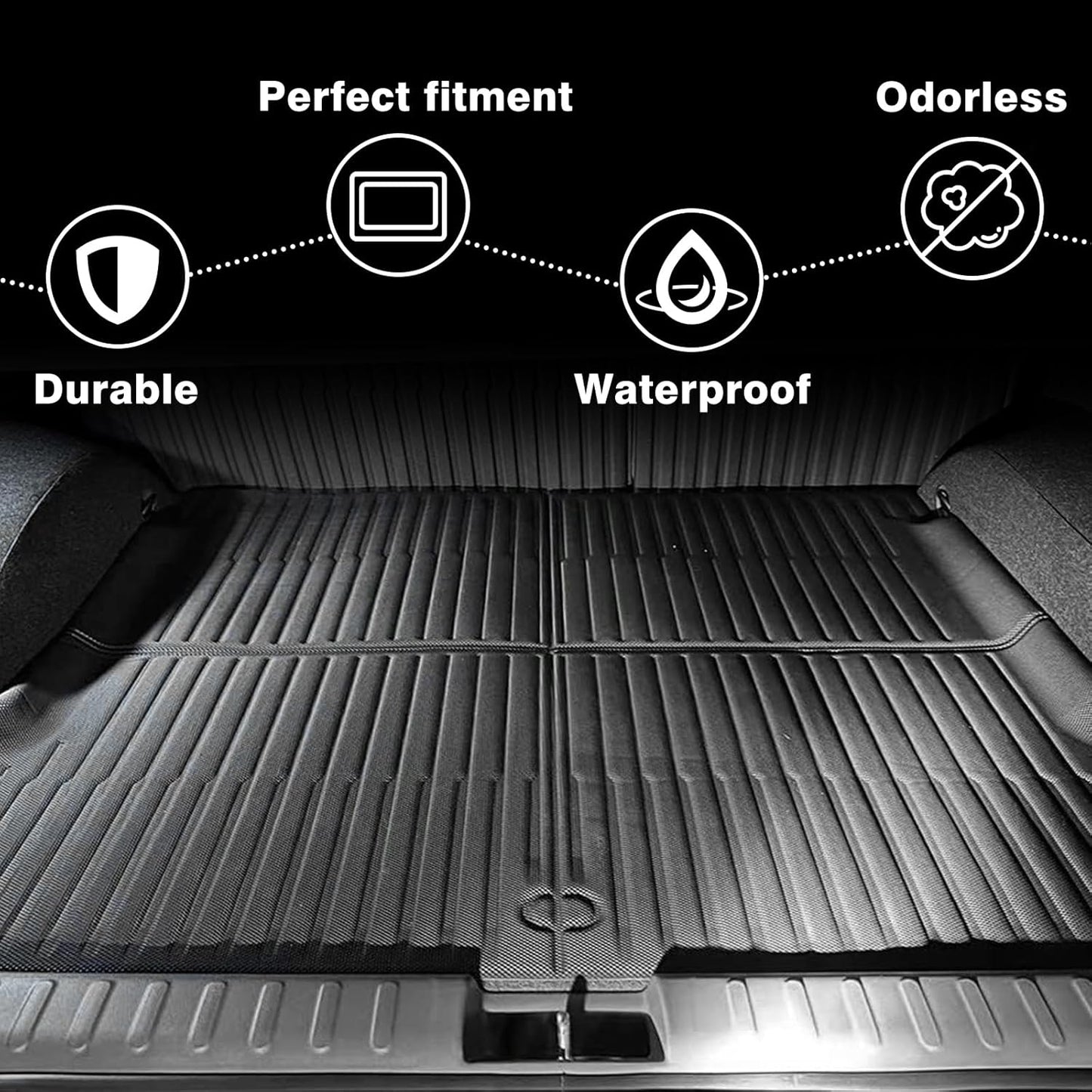 BestEvMod for Ioniq5 Trunk Mat+Seats Back Cover