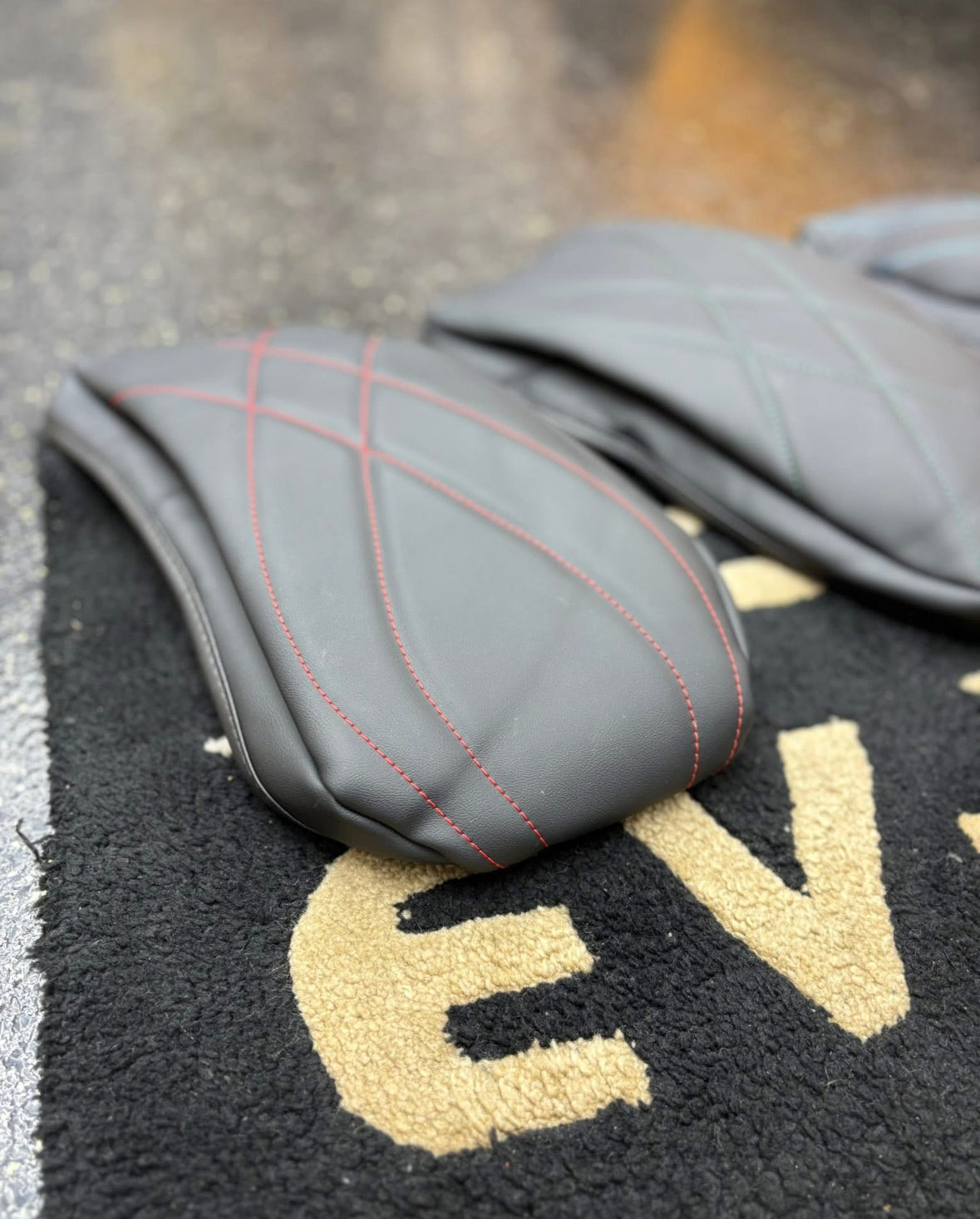 Custom Armrest Pad Cover for Mustang Mach-E Center Console Cover