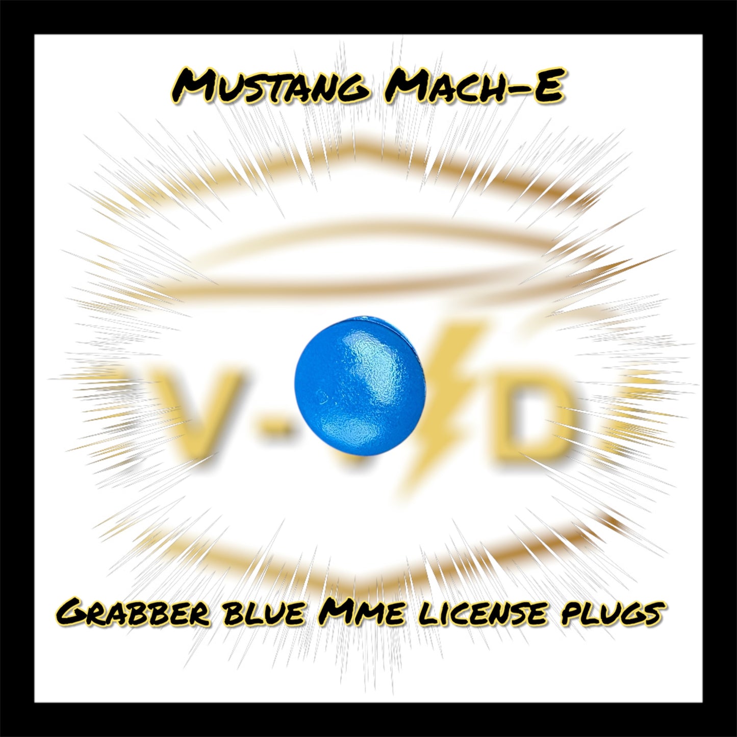 Bumper License Plate Plugs (MME)