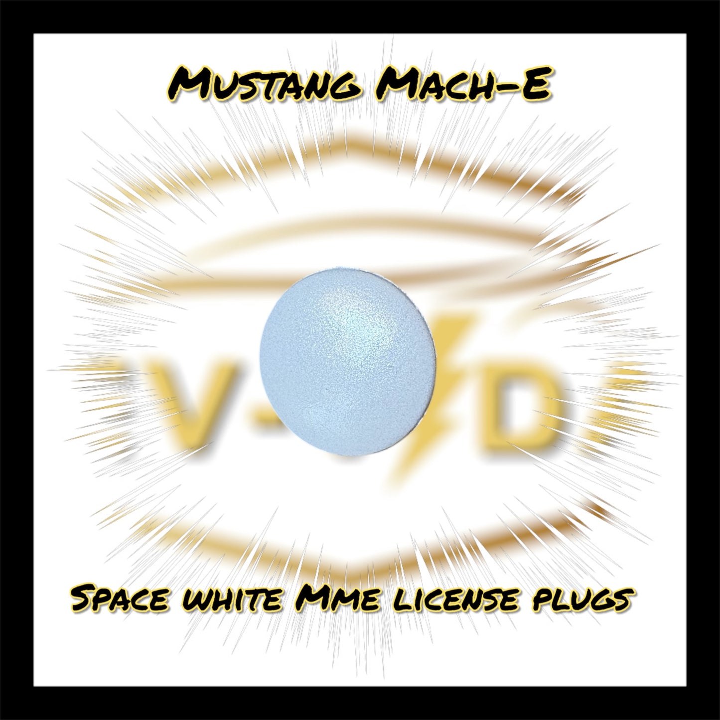 Bumper License Plate Plugs (MME)