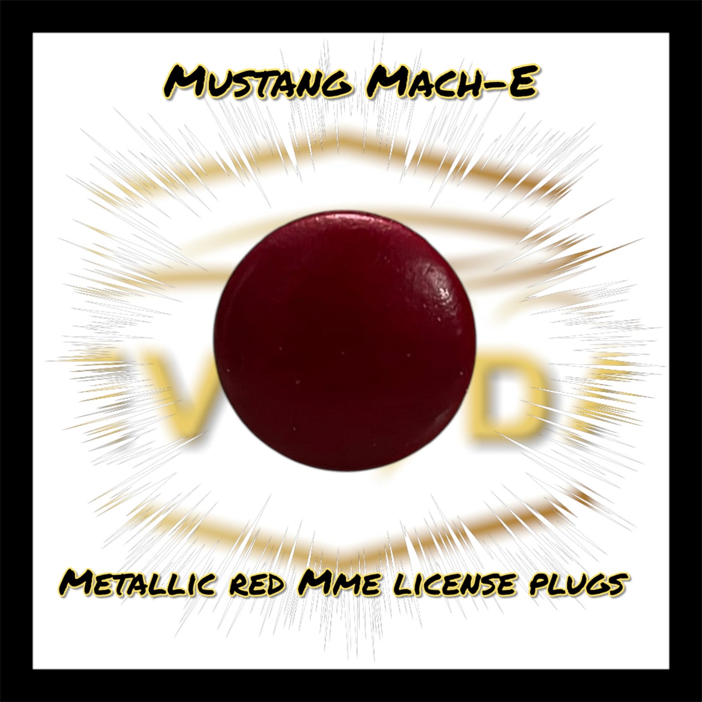 Bumper License Plate Plugs (MME)