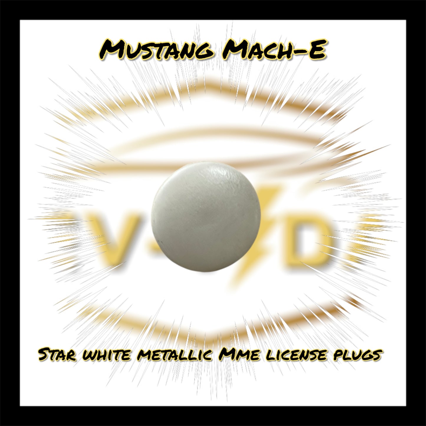 Bumper License Plate Plugs (MME)