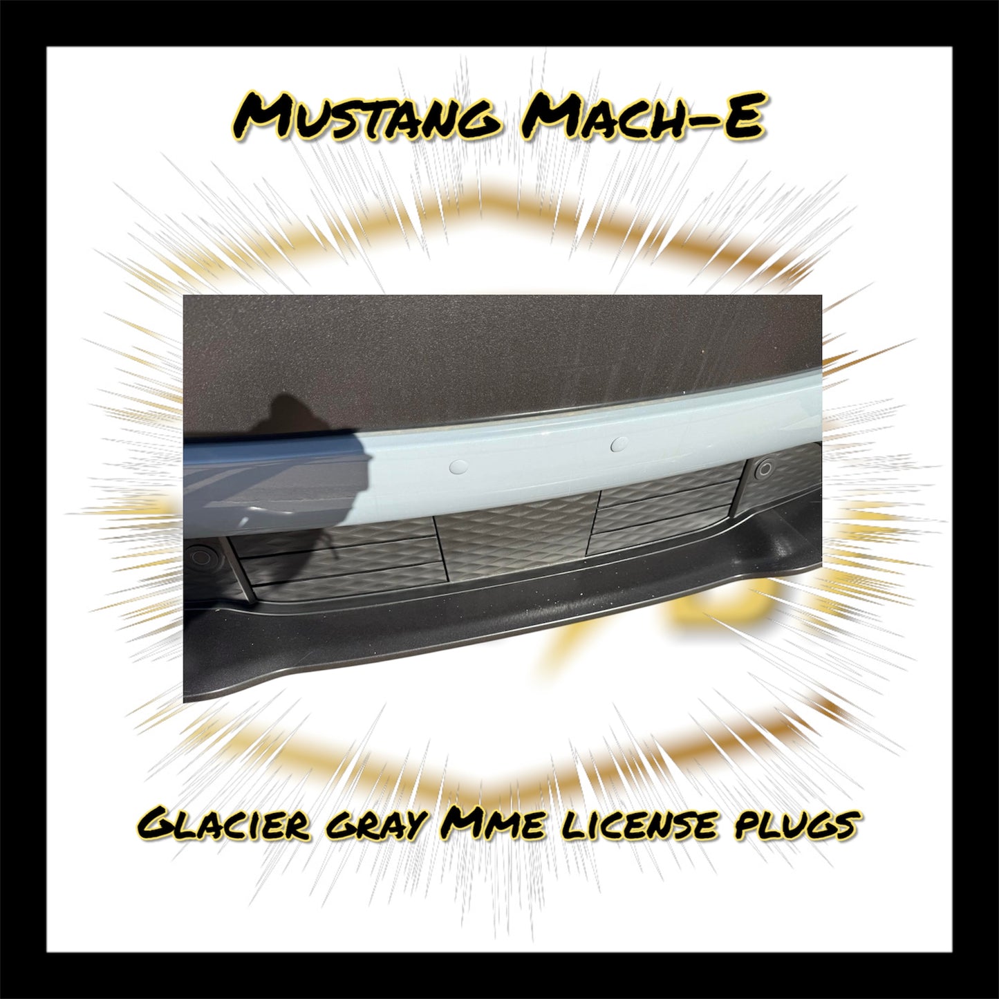 Bumper License Plate Plugs (MME)