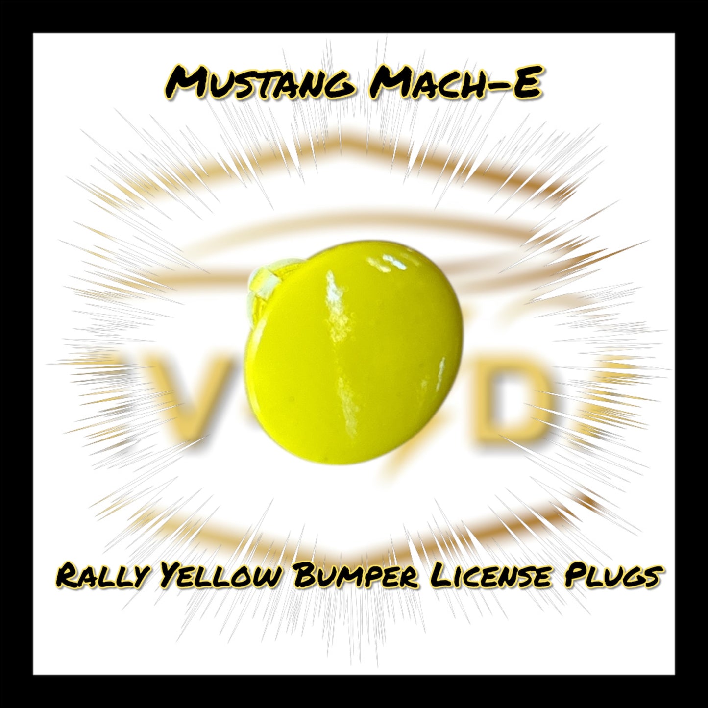 Bumper License Plate Plugs (MME)