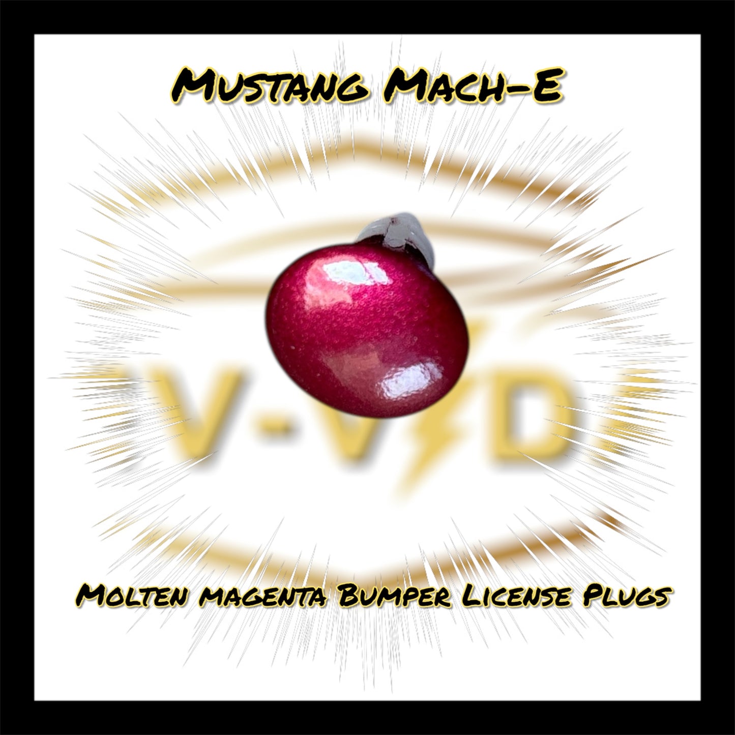 Bumper License Plate Plugs (MME)