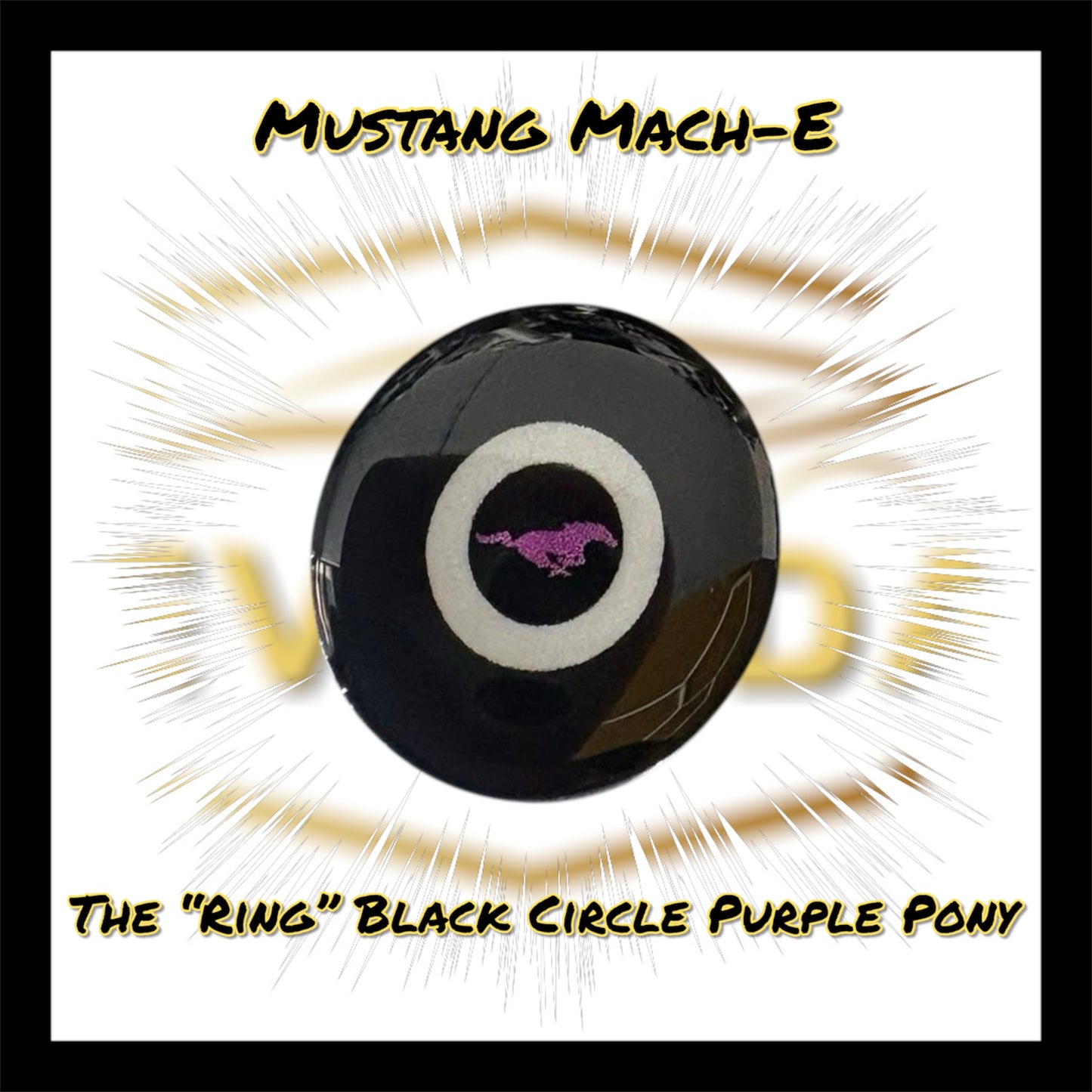 The Ring designed for Mustang Mach E Door