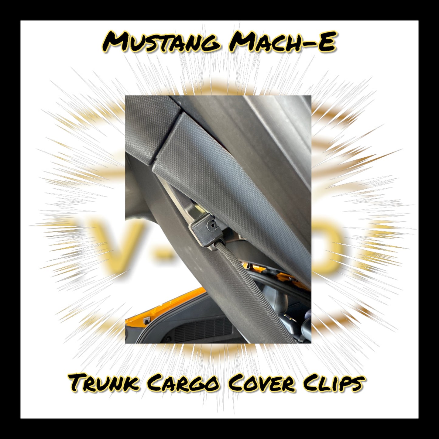 Mustang Mach-E Cargo Cover Clip (set of 2)