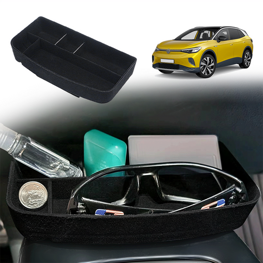 VW ID.4 Center Console Card Slot Tray Flocked Organizer Stored Sunglasses from AOSKonology