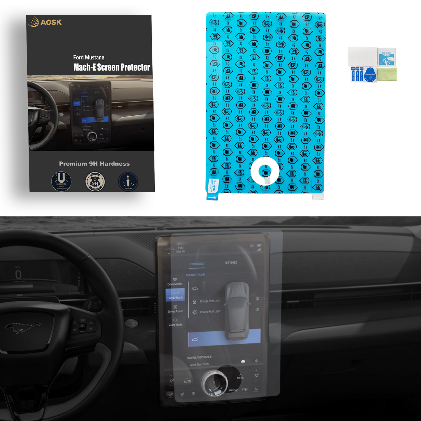 Mach E/ F-150 Lightning Screen Protector from AOSK