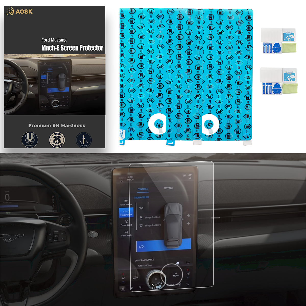 Mach E/ F-150 Lightning Screen Protector from AOSK