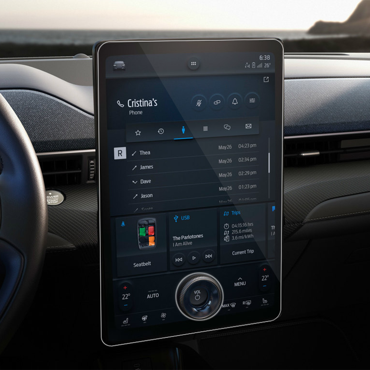 Mach E/ F-150 Lightning Screen Protector from AOSK