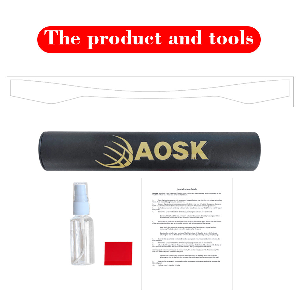 Mach-E Trunk PPF TPU Protection Strip Anti Scratch Paint Protective Film from AOSK