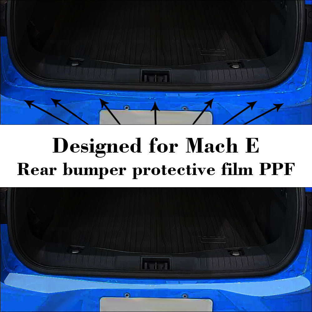 Mach-E Trunk PPF TPU Protection Strip Anti Scratch Paint Protective Film from AOSK