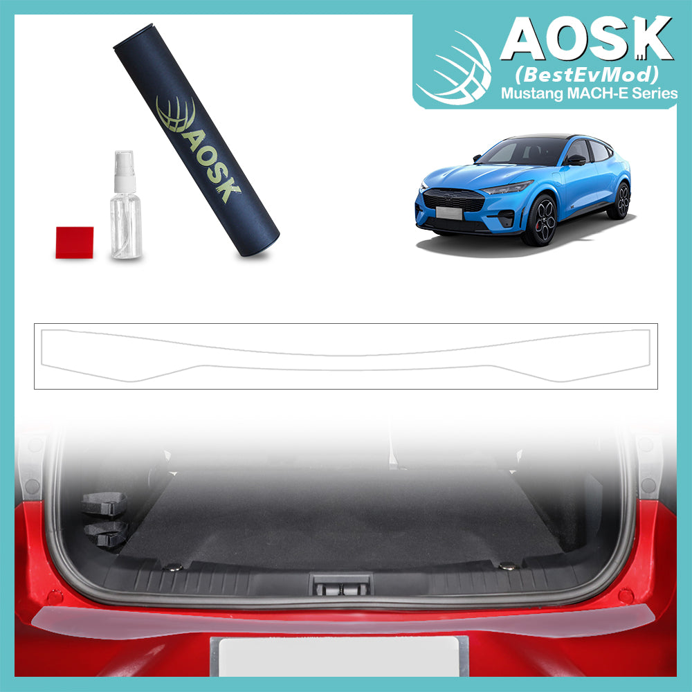 Mach-E Trunk PPF TPU Protection Strip Anti Scratch Paint Protective Film from AOSK