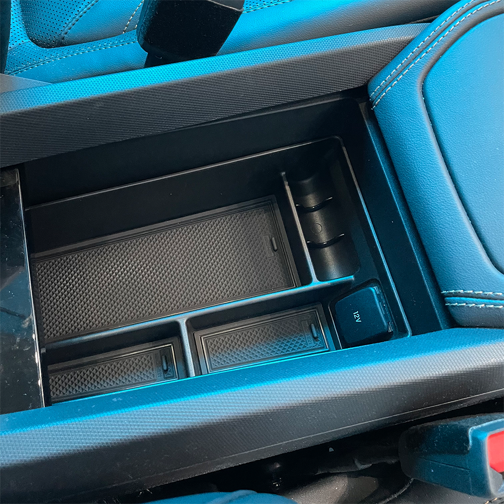 Mach E Armrest Console Organizer with coin organizer from AOSKonology