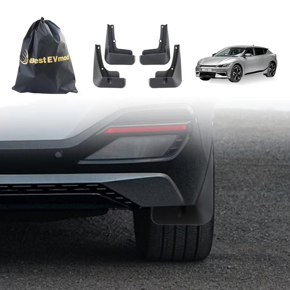 EV6 Mud Flaps Splash Guards (Set of 4) No Need to Drill Holes from BestEvMod