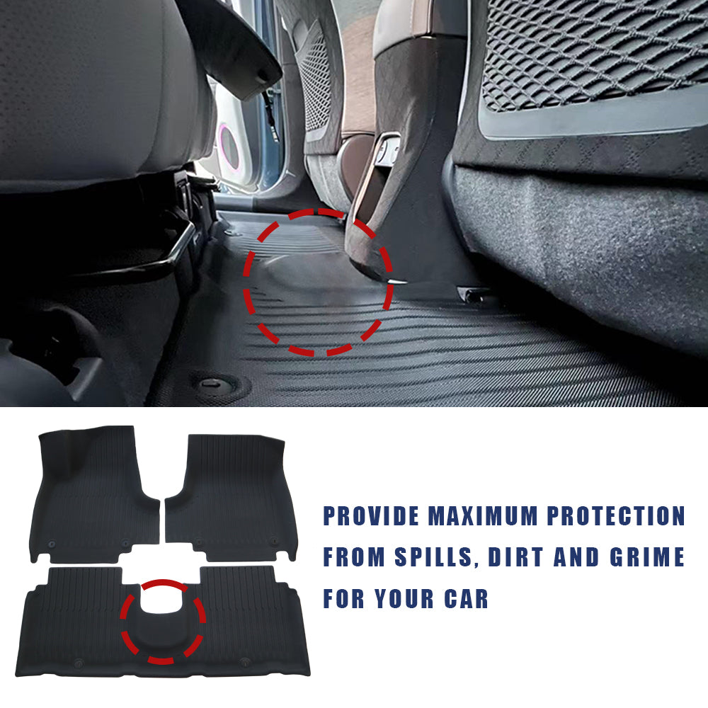 Ioniq5 XPE Odor Free Liner Floor Mats 1st&2nd Row from BestEvMod