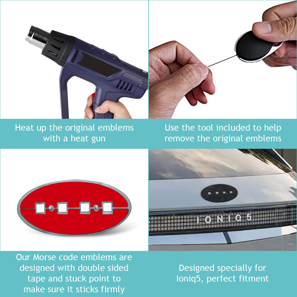 Ioniq5 Morse Code Emblems