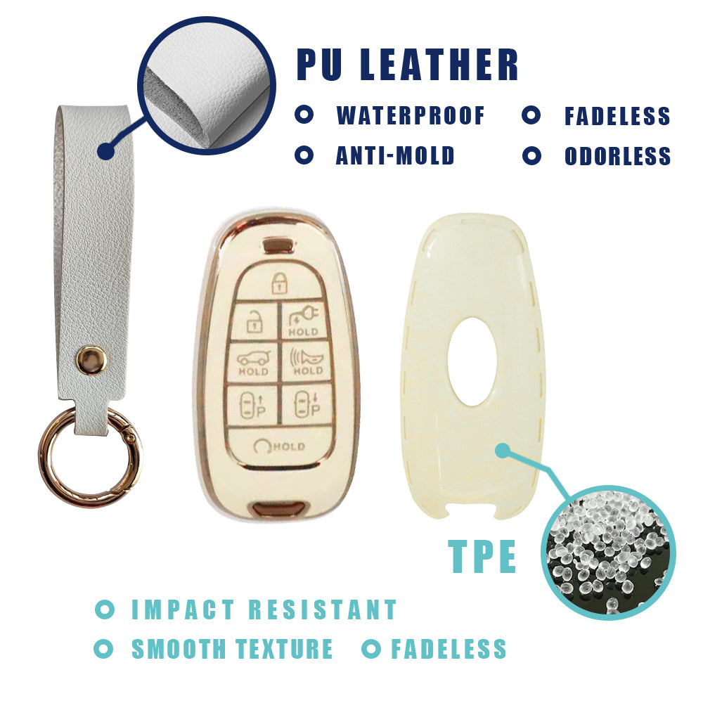 Ioniq5 with Keychain TPU All-Around Protection Remote Key Case  from BestEvMod