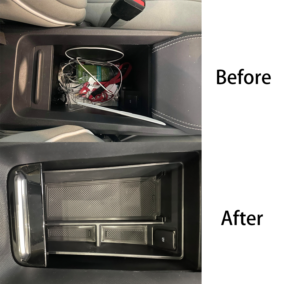 Mach E Armrest Console Organizer w/o coin organizer from AOSK