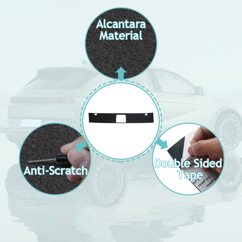 Ioniq5 Rear Bumper & Trunk Sill Protector Stickers from BestEvMod