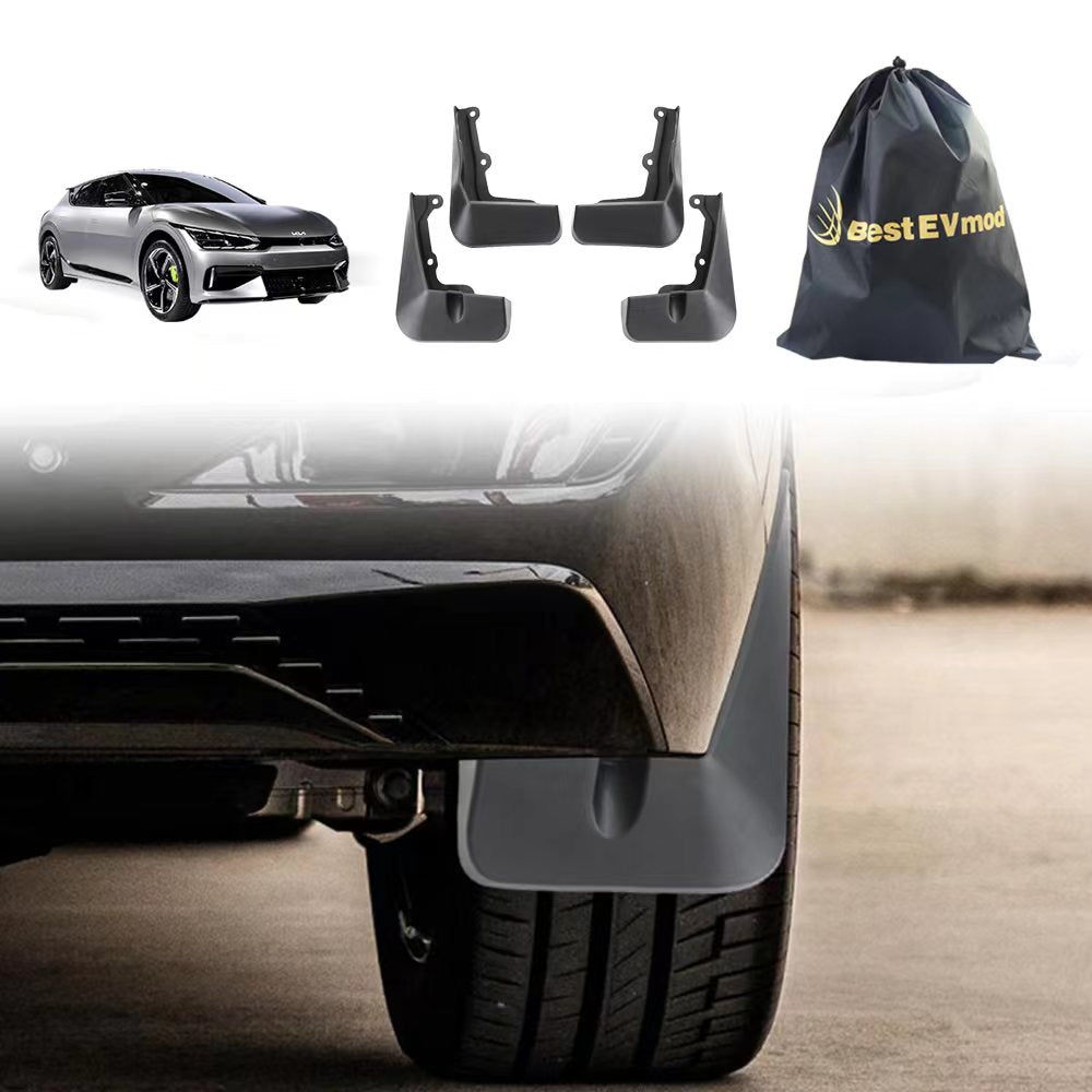 EV6 Mud Flaps Splash Guards (Set of 4) No Need to Drill Holes from BestEvMod