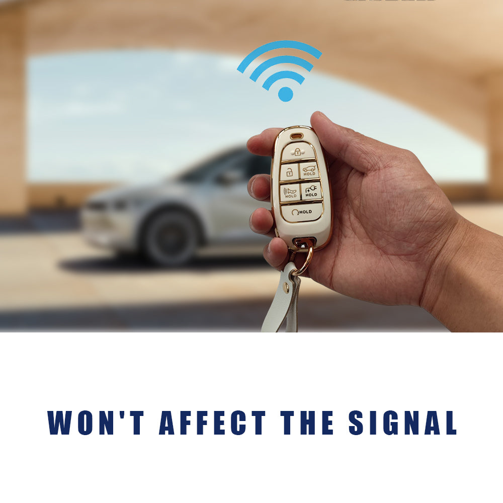 Ioniq5 with Keychain TPU All-Around Protection Remote Key Case  from BestEvMod