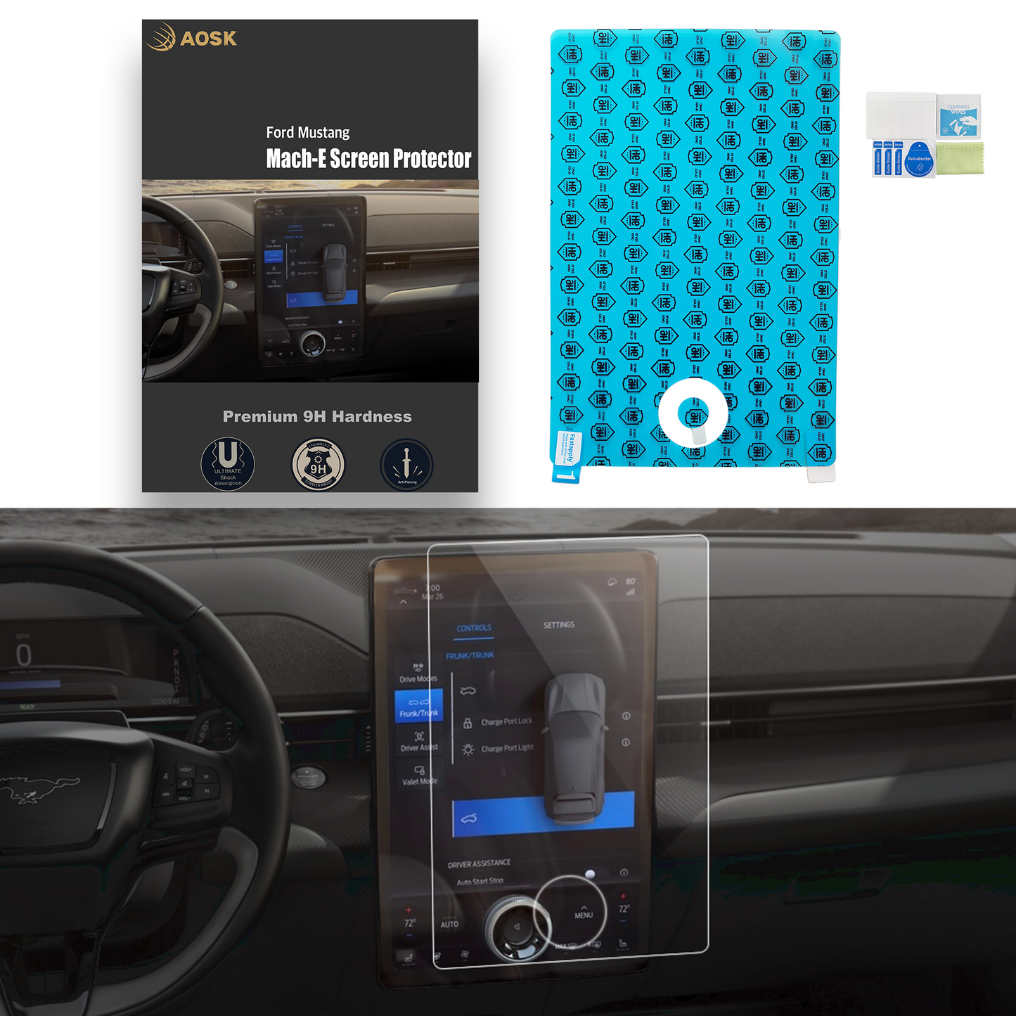 Mach E/ F-150 Lightning Screen Protector from AOSK