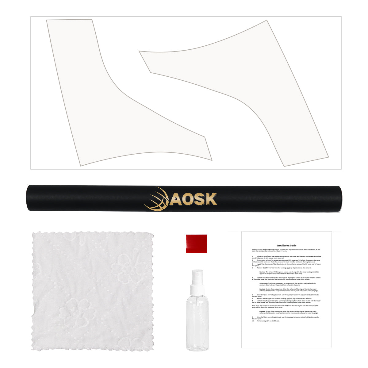 Tesla Model 3 Thick Clear Paint Protective Film Shields PPF from AOSK