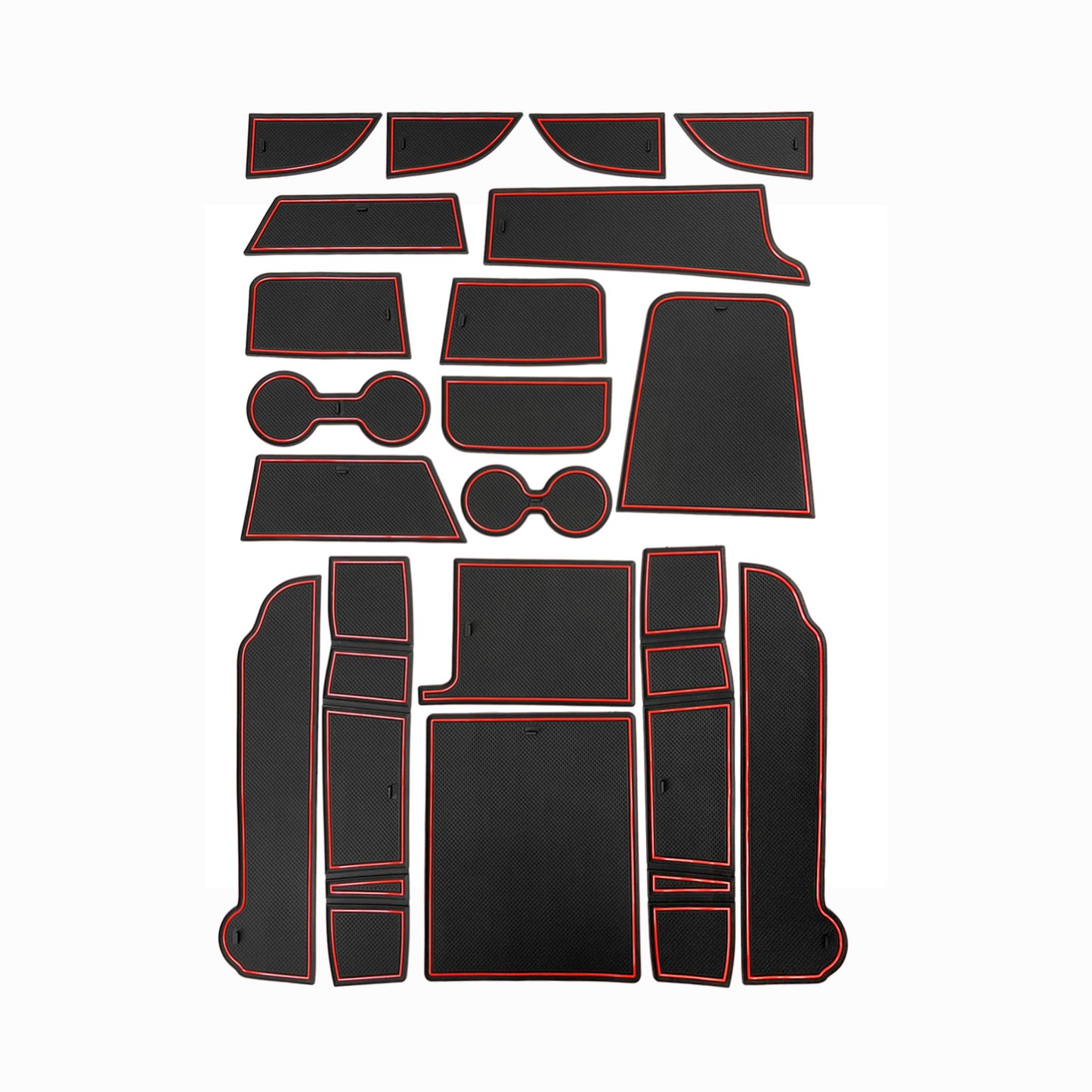 Mach E 18 Pcs PVC Anti Dust Cup Holder Inserts V3 from AOSK