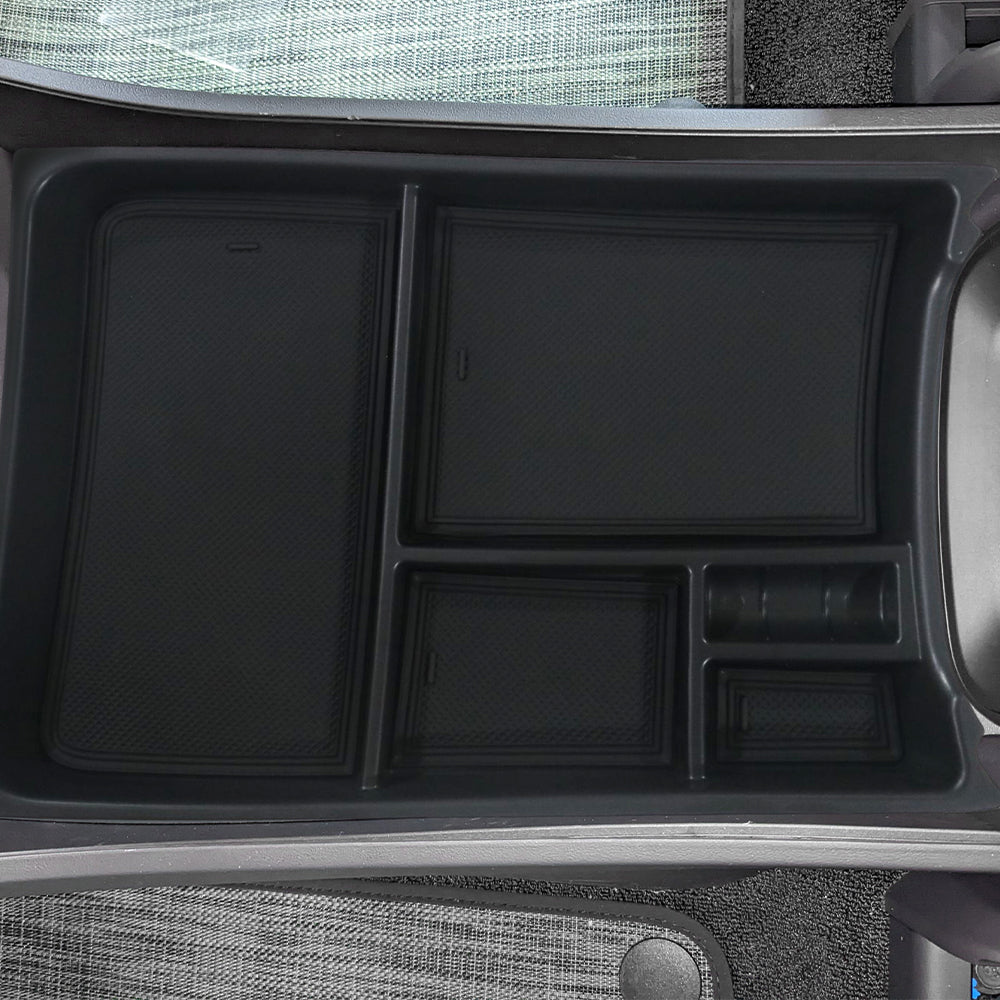 Compatible with Rivian R1T & Rivian R1S Lower Center Console Organizer Tray Interior form BestEvMod