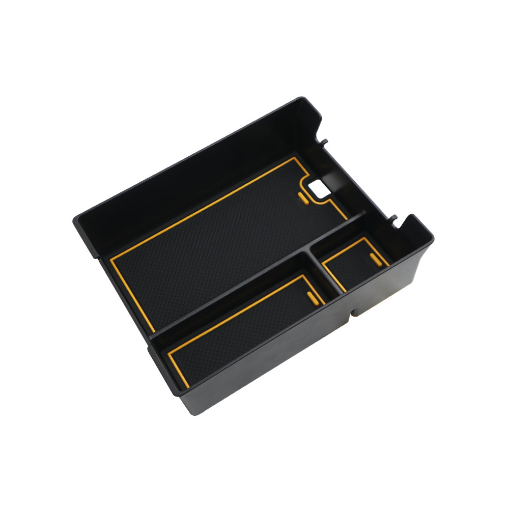 Compatible with Rivian R1T & Rivian R1S Accessories Tray Armrest Storage Box W/O Coin from BestEvMod