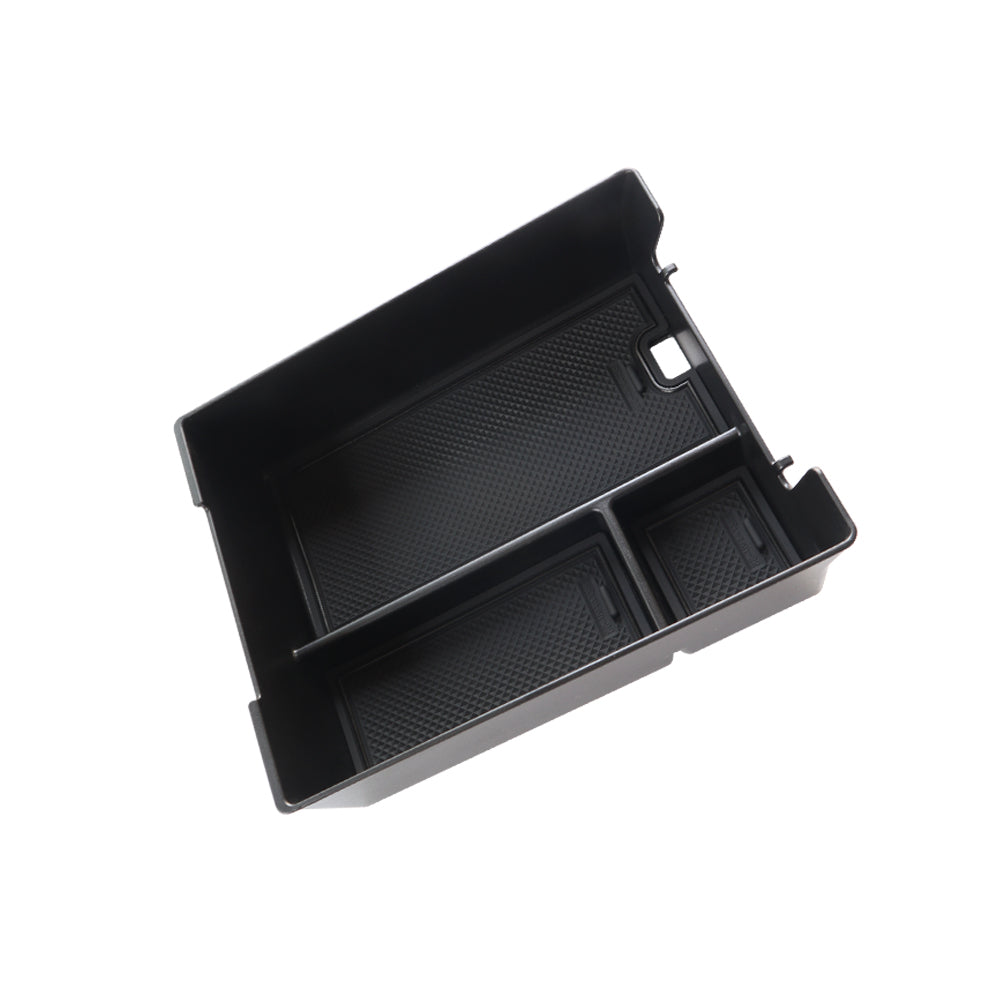 Compatible with Rivian R1T & Rivian R1S Accessories Tray Armrest Storage Box W/O Coin from BestEvMod