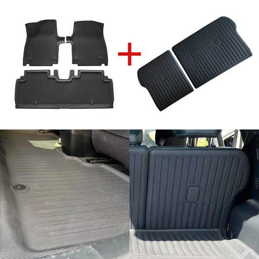 Bundle of EV6 Rear Trunk Cargo Cover + All Weather Floor Mat