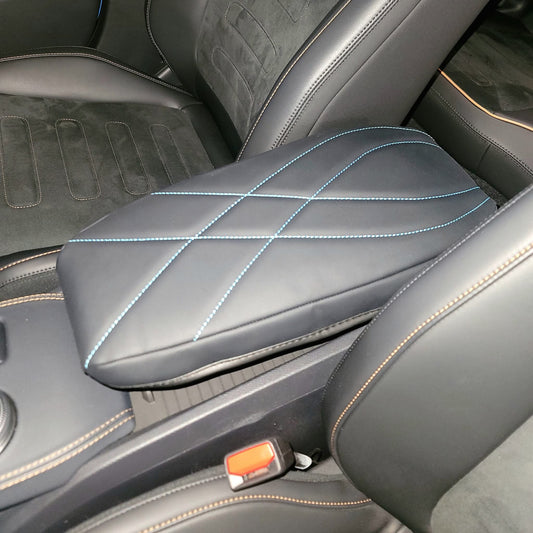 Custom Armrest Pad Cover for Mustang Mach-E Center Console Cover