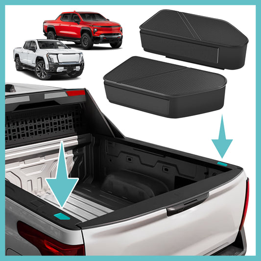Bed Rail Stake Pocket Covers for Silverado EV /GMC Sierra 2024-2026