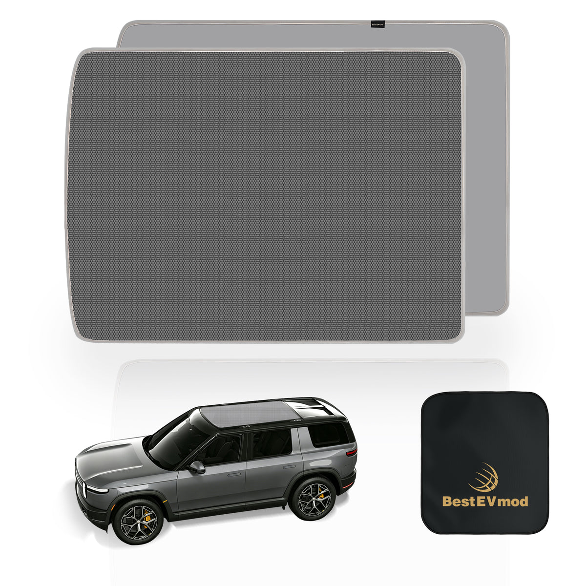 BestEvMod Foldable Roof Sunshade for 2027 2026 Rivian R2