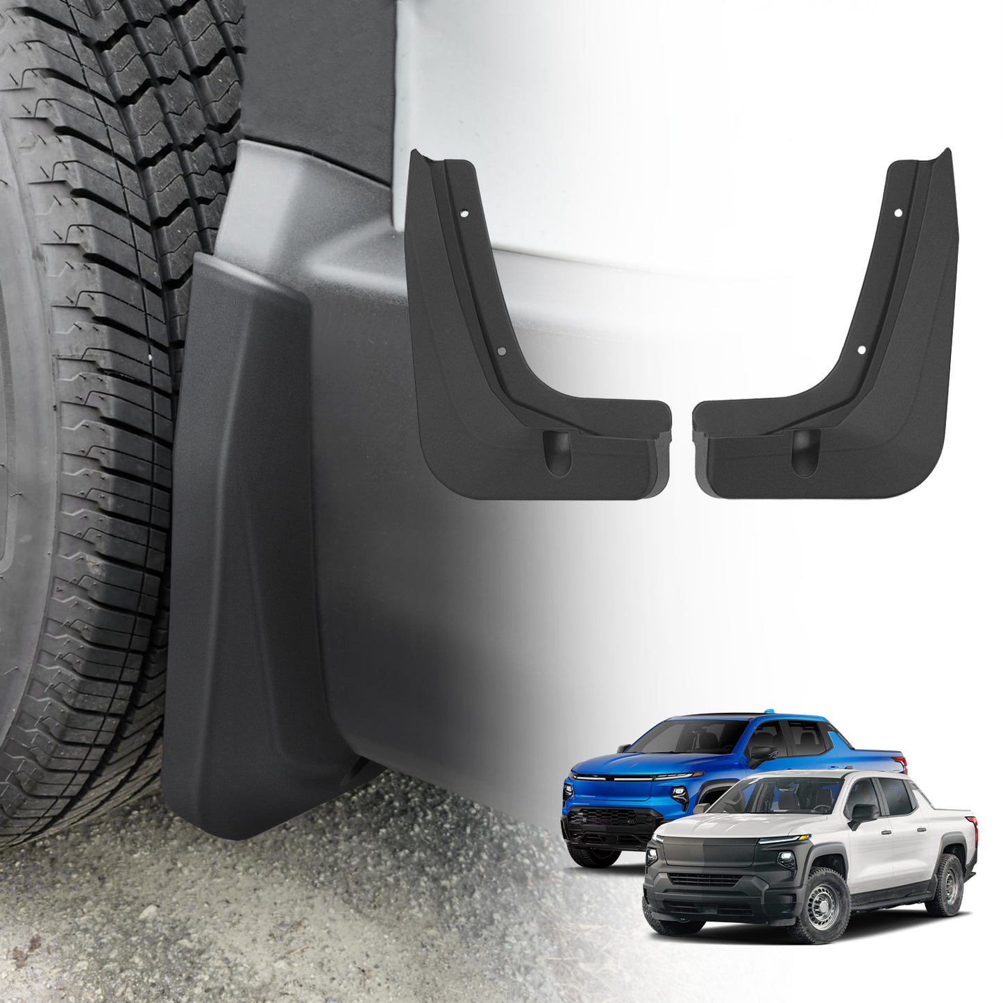 Rear Mud Flaps for Silverado EV 2024+