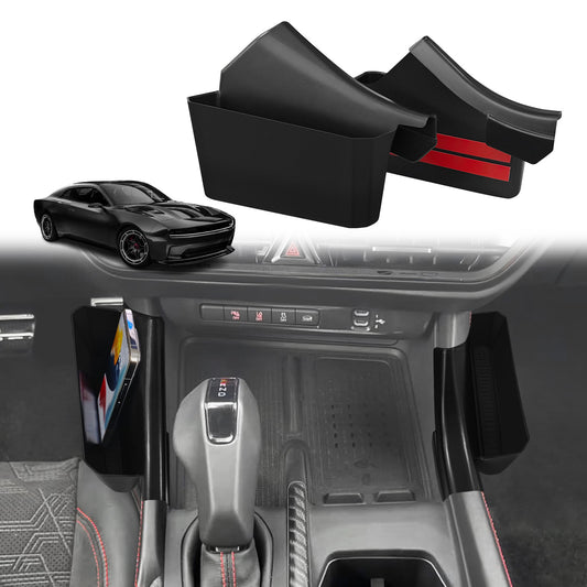 Center Console Side Storage Organizer Tray for Dodge Charger EV