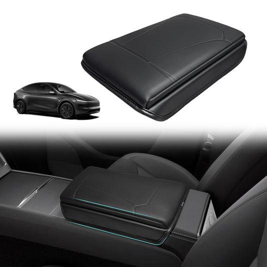 Thickened Center Console Armrest Pad Cover for Tesla ModelY Juniper 2026+